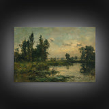 Slightly Scorched Landscape Painting Print | Framed Wall Art Or Metal Print | Home Decor | 40x60 Art | Huge Art | Living Room Decor
