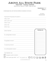 Connecticut State Parks - Adventure Planning Journal