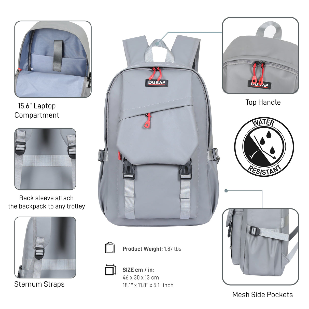 DELRAY Executive 15.6" Laptop Backpack