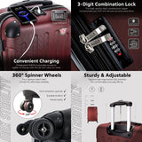 INTELY Carry On 20" with USB ports