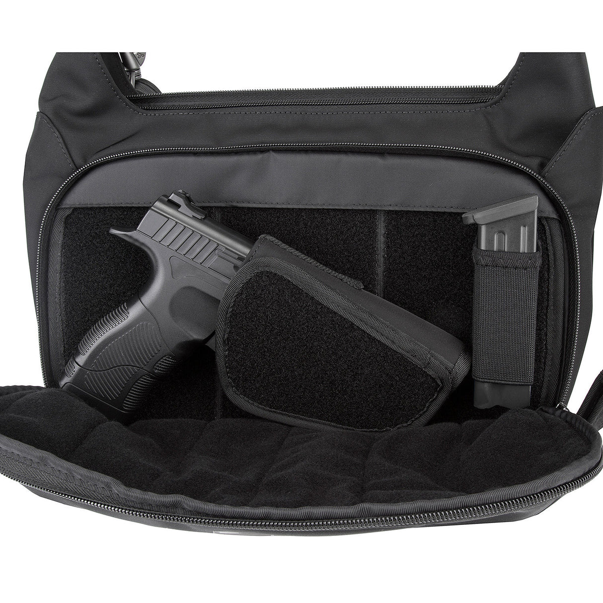 Bolsa de transporte oculta, estilo hobo antirrobo