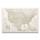 Push Pin USA Map Pin Board - Desert Sunrise - Pins Included!