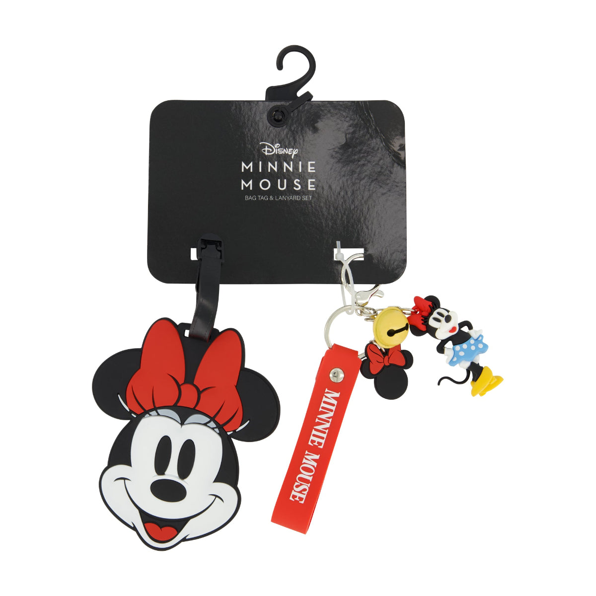 Disney Minnie Mouse Luggage Tag & Lanyard Set