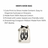 Men's Shoe Bag – Cream