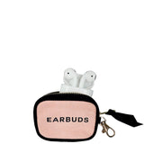 Earbuds/Airpods Case with clasp, Pink