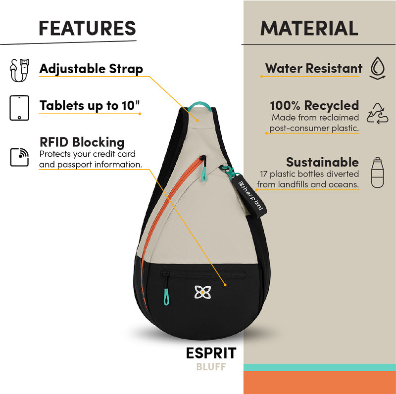 Bolso bandolera Esprit - Antirrobo