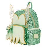 Disney Loungefly Tinker Bell Sequin Holiday Mini Backpack