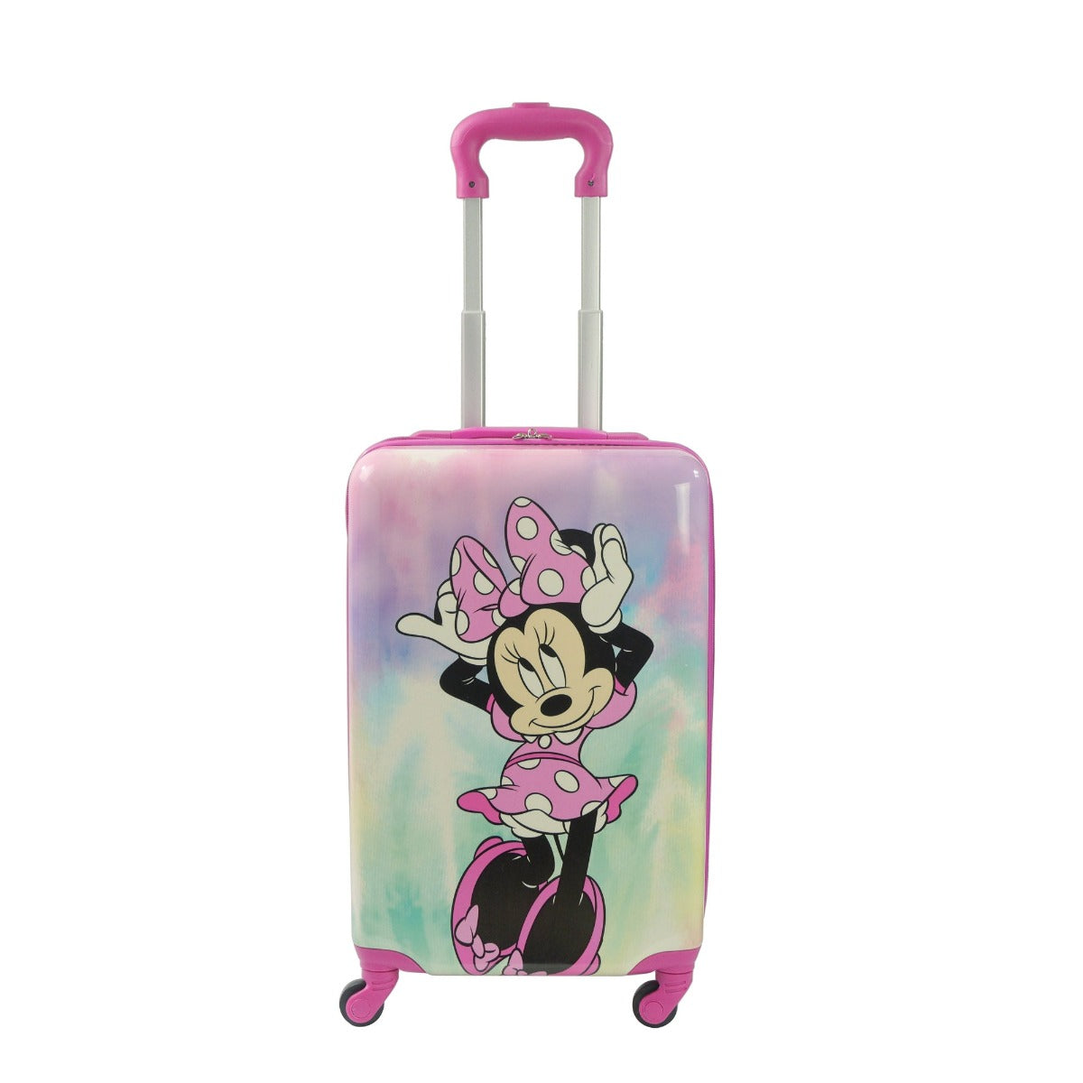 Equipaje giratorio de 21" para niños en colores pastel de Minnie Mouse de Disney