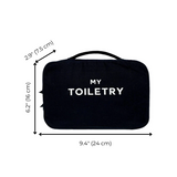 Folding/Hanging Toiletry Case – Black