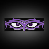Violet Mask Wall Art Print, Ornate Wall Canvas Print, Eye Canvas Art, Framed Art Print, Wall Decor, Panoramic, Wall Art, Canvas Print