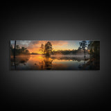 Panoramic of Congaree National Park, Extra Large Wall Art, Panoramic Wall Art, Panoramic Print, Landscape Photography, Landscape Print