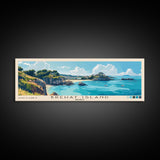 Bréhat Island, France Panoramic Print, Vacation Gift, France Wall Art, Vacation Wall Art, Vacatation Memories, Beach Decor, Beach Or Lakehouse Art