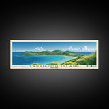 Carriacou Island, Grenada Panoramic Print, Vacation Gift, Grenada Wall Art, Vacation Wall Art, Vacatation Memories, Beach Decor, Beach Or Lakehouse Art