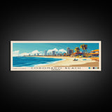 Coronado Beach, San Diego Panoramic Print, Vacation Gift, San Diego Wall Art, Vacation Wall Art, Vacatation Memories, Beach Decor, Beach Or Lakehouse Art
