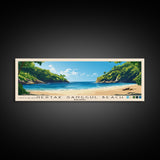 Gertak Sanggul Beach, Malasyia Panoramic Print, Vacation Gift, Malasyia Wall Art, Vacation Wall Art, Vacatation Memories, Beach Decor, Beach Or Lakehouse Art