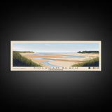 Holkham Beach, United Kingdom Panoramic Print, Vacation Gift, United Kingdom Wall Art, Beach Painting, Beach Decor, Beach Or Lakehouse Art