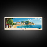 Ibiza, Spain Panoramic Print, Vacation Gift, Spain Wall Art, Vacation Wall Art, Vacatation Memories, Beach Decor, Beach Or Lakehouse Art