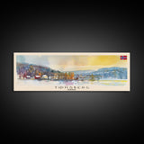 Tonsberg Norway Travel Print Wall Art, Panoramic City Art, Travel Art, Wall Decor, Vacation Gift, Framed Canvas Print Or Metal Art