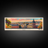 Chernihiv Ukraine Panoramic Travel Poster, Framed Canvas Print or Metal Wall Art, Travel Art, Home Decor, Panoramic Painting, Midcentury Art