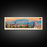Gyumri Armenia Travel Print Wall Art, Panoramic City Art, Travel Art, Wall Decor, Vacation Gift, Framed Canvas Print Or Metal Art