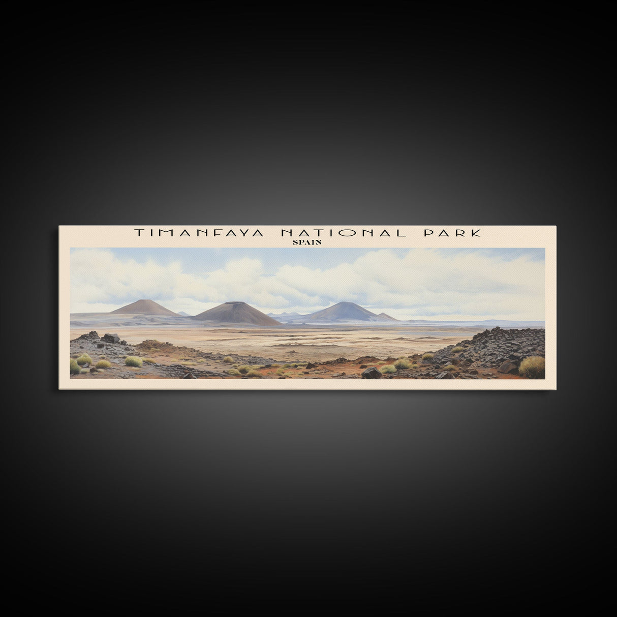 Timanfaya National Park Wall Art Travel Poster Print, Gift For Travel Lover, Vacation Gift, COUNTRY Wall Art, Home Decor, Original Art