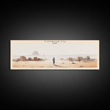 Timbuktu Framed Canvas Print Travel Poster | Wall Art | Home Decor | Gift For Travel Lover | Wall Hanging | Original Art