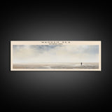 Wadden Sea Travel Poster Print, Framed Canvas Wall Art, Metal Wall Art, COUNTRY art, Gift For Him, Travel Wall Art, Travel Lover Gift