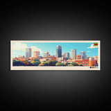 Bulawayo, Zimbabwe Travel Poster Panoramic Canvas Print, Bulawayo, Zimbabwe Painting, Zimbabwe Art, Bulawayo Travel Art, Guest Room Painting