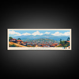Butembo, Congo Panoramic Travel Poster Canvas Print, Butembo, Congo Painting, Congo Art, Butembo Panoramic Travel Art, Travel Painting