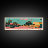 Boksburg, South Africa Panoramic Canvas Print, Boksburg, South Africa Painting, South Africa Art, Boksburg Travel Poster, Travel Art, Housewarming Gift