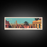 Cairo, Egypt Panoramic Canvas Print, Cairo, Egypt Painting, Egypt Art, Cairo Travel Poster, Travel Art, Housewarming Gift