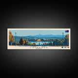 Canberra, Australia Panoramic Canvas Print, Canberra, Australia Painting, Australia Art, Canberra Travel Poster, Travel Art, Guest Room Painting