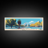 Comodoro Rivadavia, Argentina Panoramic Canvas Print, Comodoro Rivadavia, Argentina Painting, Argentina Art, Comodoro Rivadavia Travel Poster, Travel Art, Guest Room Painting