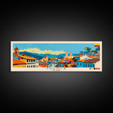 Cuenca, Ecuador Panoramic Canvas Print, Cuenca, Ecuador Painting, Ecuador Art, Cuenca Travel Poster, Travel Art, Guest Room Painting
