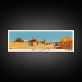 El-Obeid,  Sudan Panoramic Canvas Print, El-Obeid,  Sudan Painting,  Sudan Art, El-Obeid Travel Poster, Travel Art, Vacation Gift