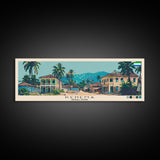 Kenema, Sierra Leone Panoramic Canvas Print, Kenema, Sierra Leone Painting, Sierra Leone Art, Kenema Travel Poster, Travel Art, Vacation Gift
