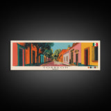 Torreon, Mexico Panoramic Canvas Print, Torreon, Mexico Painting, Mexico Art, Torreon Travel Poster, Travel Art, Housewarming Gift