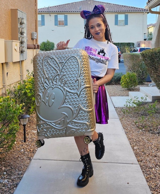 Disney Minnie Mouse FŪL 30" Maleta giratoria color topo