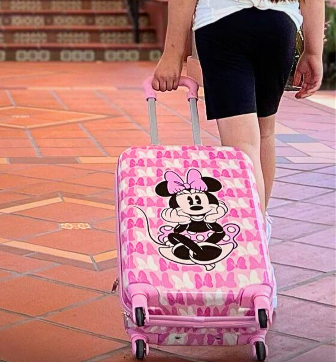Equipaje para niños de 20,5" con estampado de lazos de Minnie Mouse Ful de Disney