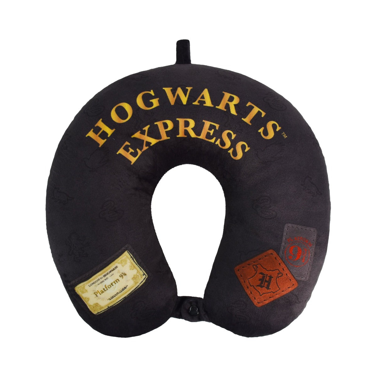 Almohada de viaje para el cuello negra de Harry Potter, Hogwarts Express