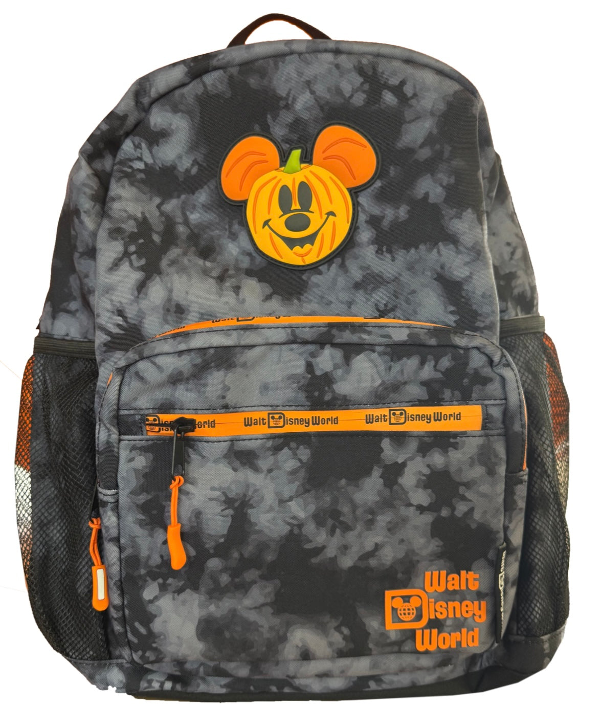 2025 Walt Disney World Parks Halloween Mickey Mouse Pumpkin Full Size Backpack