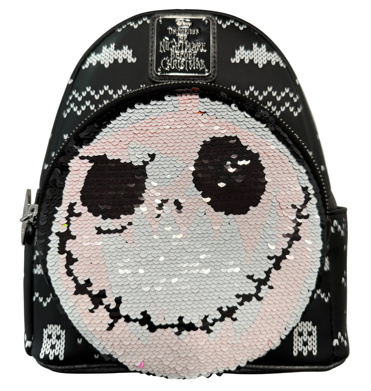 Disney Loungefly Nightmare Before Christmas Sequin Jack Mini Backpack