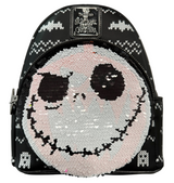 Disney Loungefly Nightmare Before Christmas Sequin Jack Mini Backpack