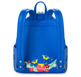 Disney Loungefly Winnie the Pooh and Friends Denim Look Mini Backpack