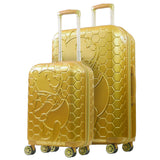 Disney Winnie the Pooh Molded ABS 2pc Hard-sided Spinner Luggage Set