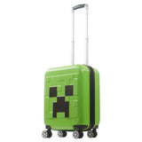 Minecraft Creeper Big face 21.5" Expandable Carry-On Spinner Luggage by FŪL