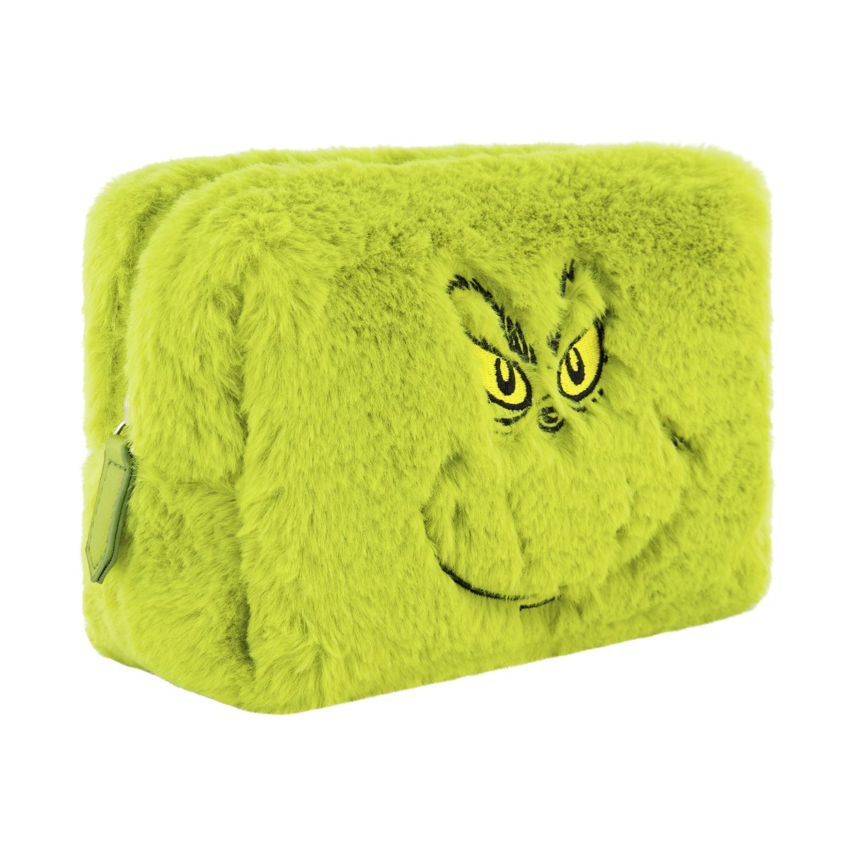 The Grinch Face Plush Cosmetic Bag