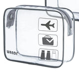 TSA Approved Clear Travel Toiletry Bag by WandF