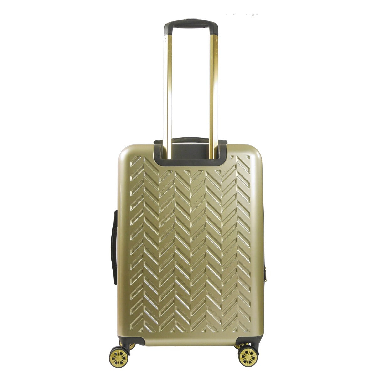Equipaje giratorio rígido expandible Ful Groove de 27", dorado