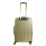 Equipaje giratorio rígido expandible Ful Groove de 27", dorado